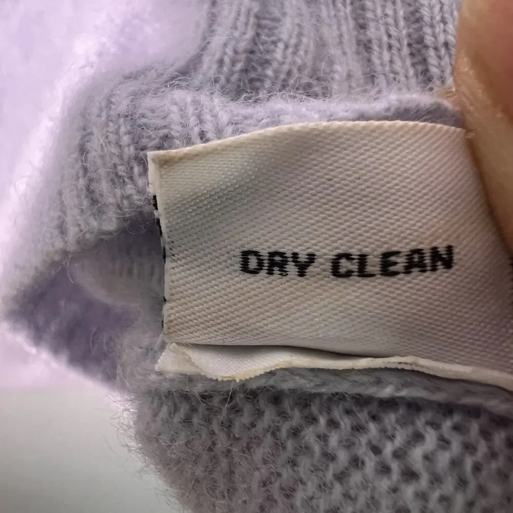 Belle France Women's 2-ply 100% Cashmere Crew Neck Sweater Sz M Quite Luxury